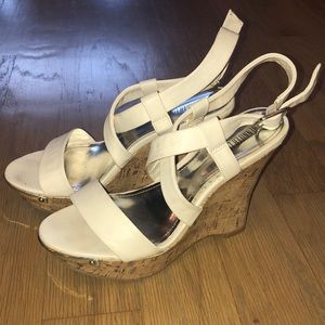 Jennifer Lopez White Wedges